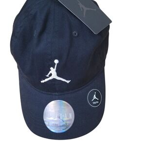 Jordan Youth Black Baseball Cap‎ Hat Adjustable Jumpman Logo